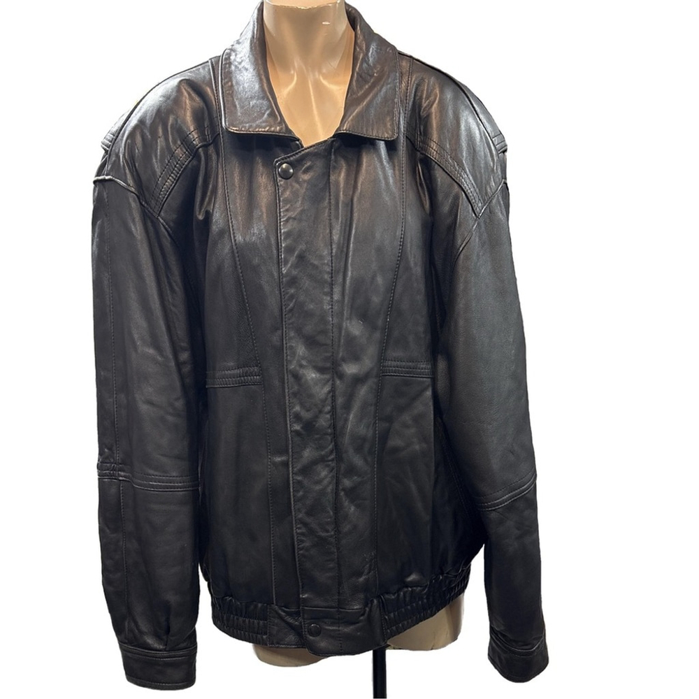 🔴SOLD🔴 London Fog Black Leather Jacket